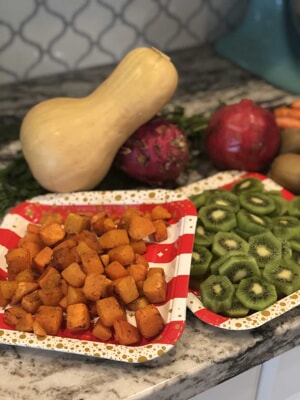 kiwi and sweet potato